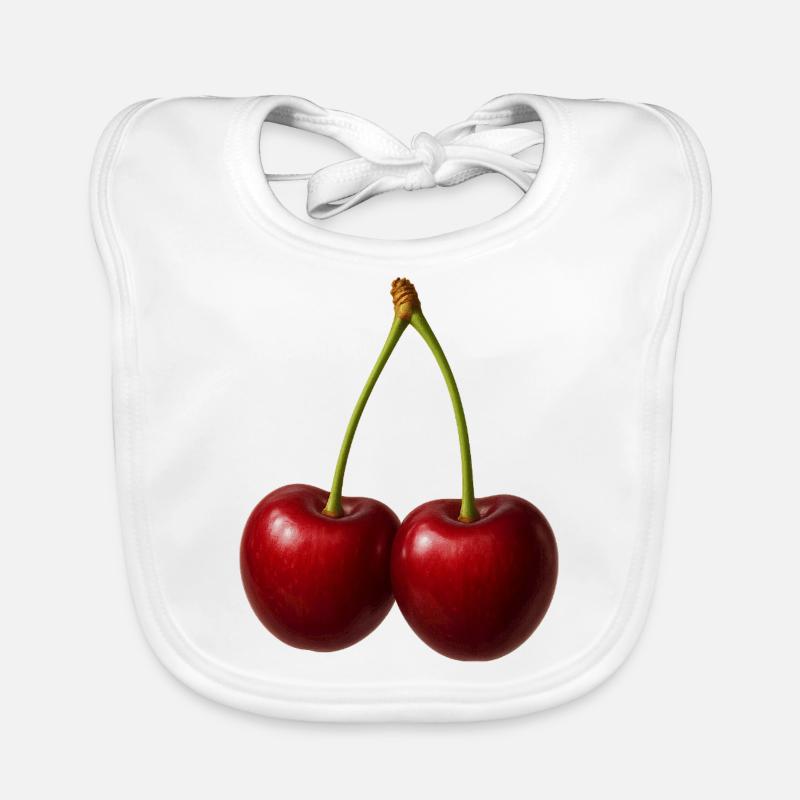 Kirschen Baby Bio-Lätzchen
