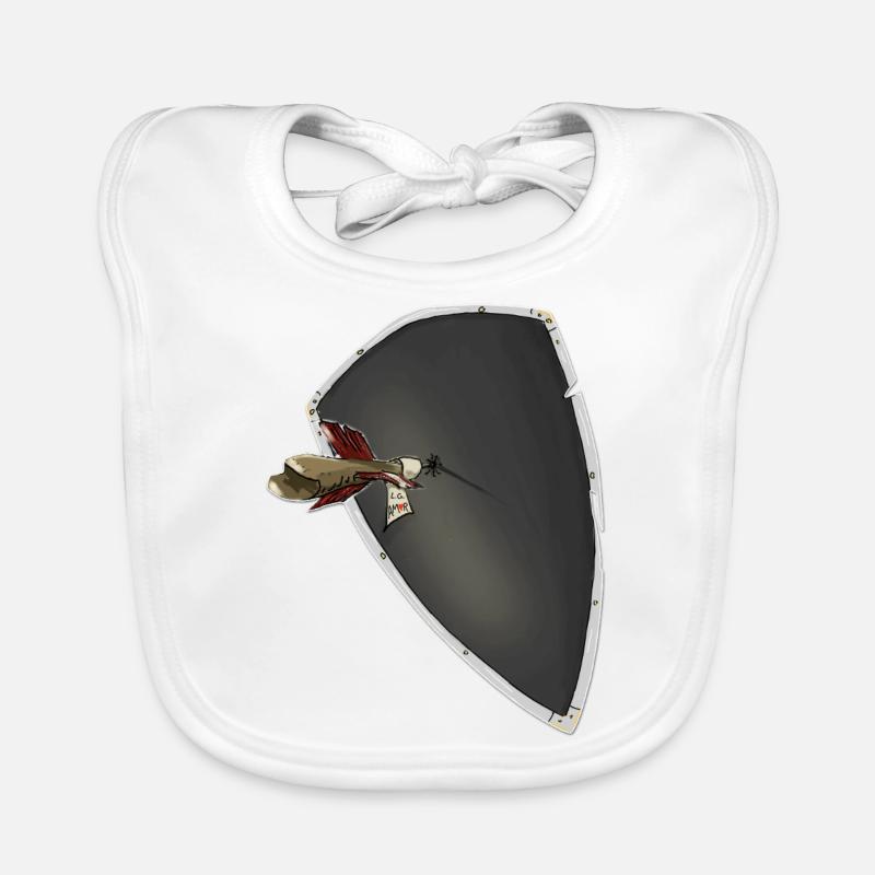 Cupid's short massage Organic Baby Bibs
