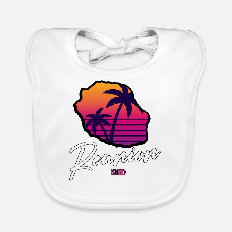 RUN Beach Rétro Bavoir bio Bébé