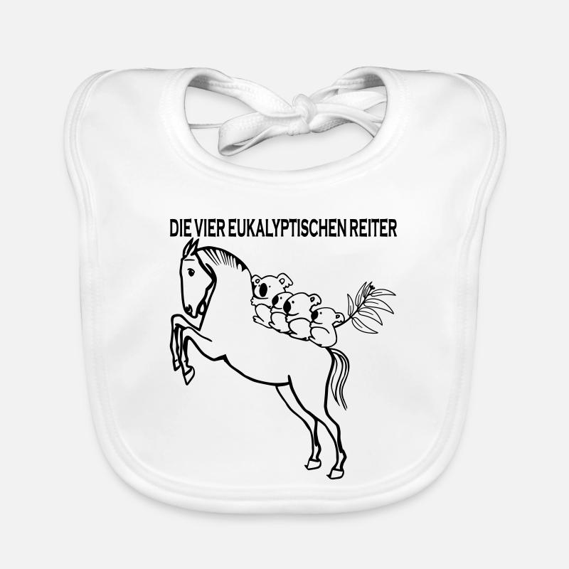 Die vier eukalyptischen Reiter Baby Bio-Lätzchen