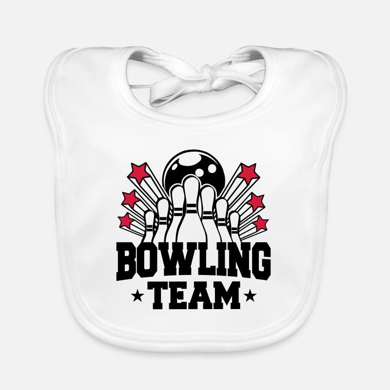 Équipe de bowling Bavoir bio Bébé