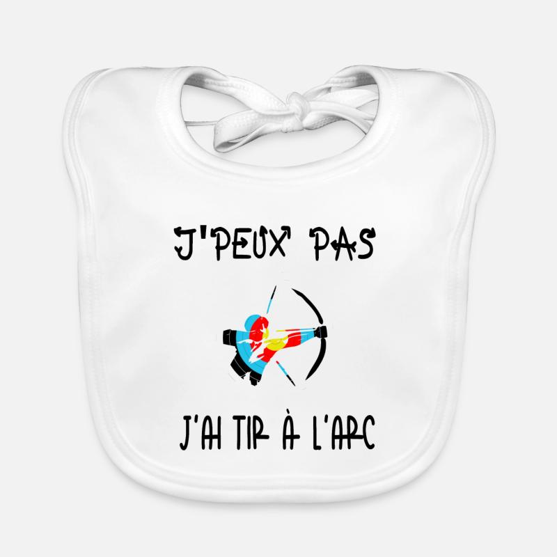 I can't I have archery Organic Baby Bibs