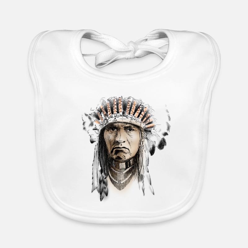 Indianer Baby Bio-Lätzchen