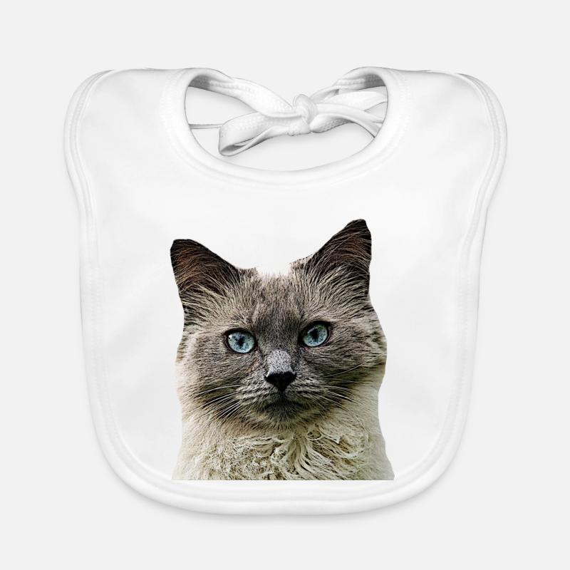 Cat Cats cat Cats Cat Head Organic Baby Bibs