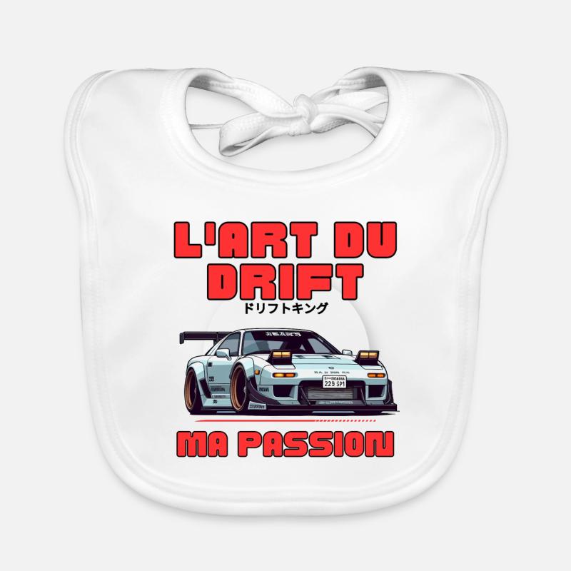 Art du Drift Ma Passion Bavoir bio Bébé