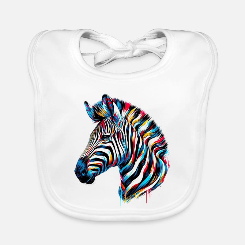 Zebra Baby Bio-Lätzchen