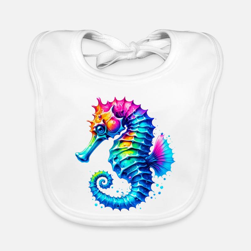 Hippocampe Bavoir bio Bébé