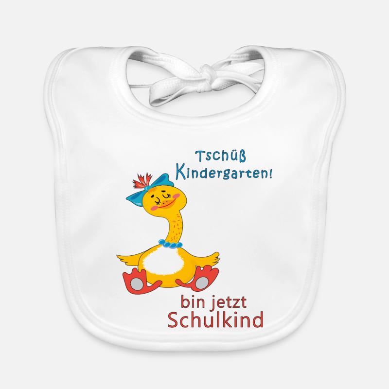 Tschüss Kindergarten Baby Bio-Lätzchen