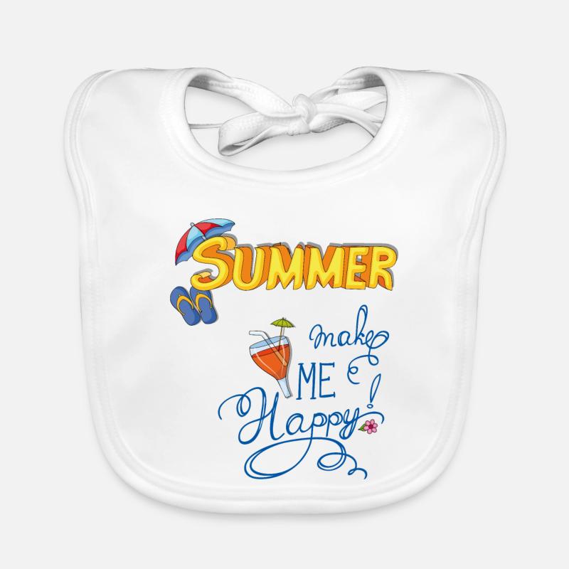 Summertime Organic Baby Bibs