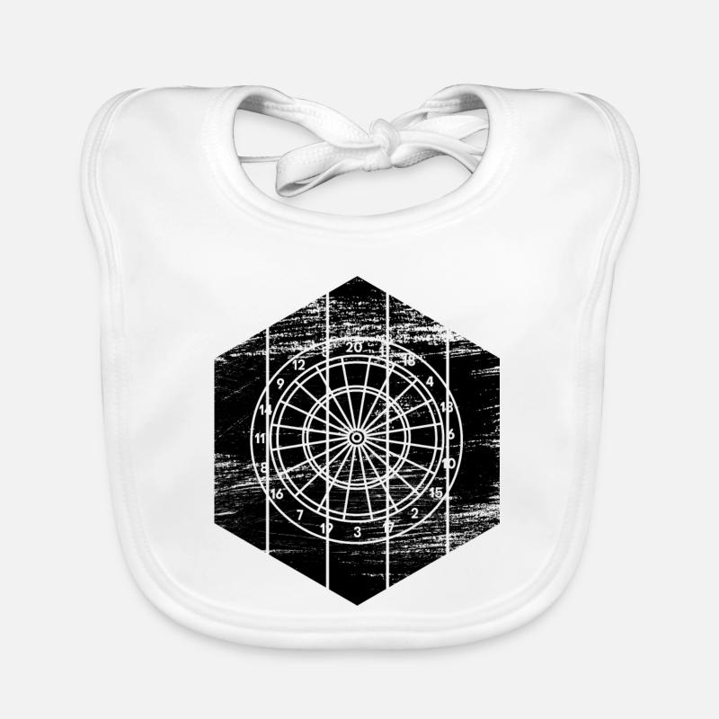 Dartboard Organic Baby Bibs