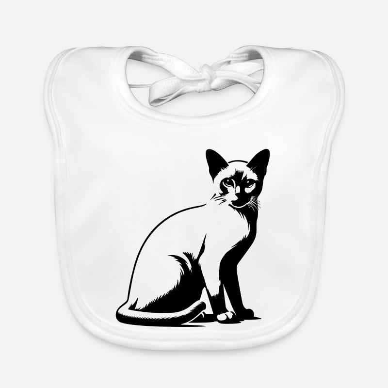 Chat birman Bavoir bio Bébé