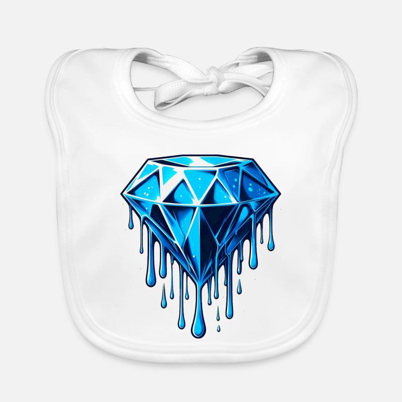 Diamond Organic Baby Bibs