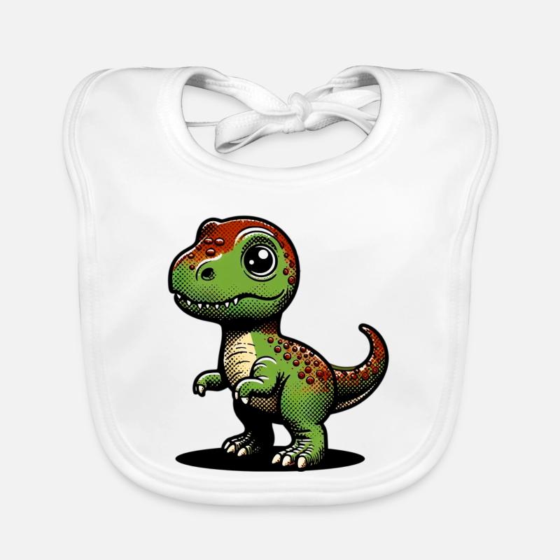 Dinosaur Organic Baby Bibs