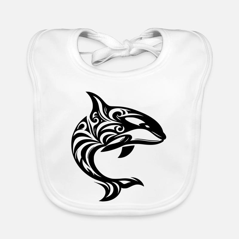 Orque tribal Bavoir bio Bébé