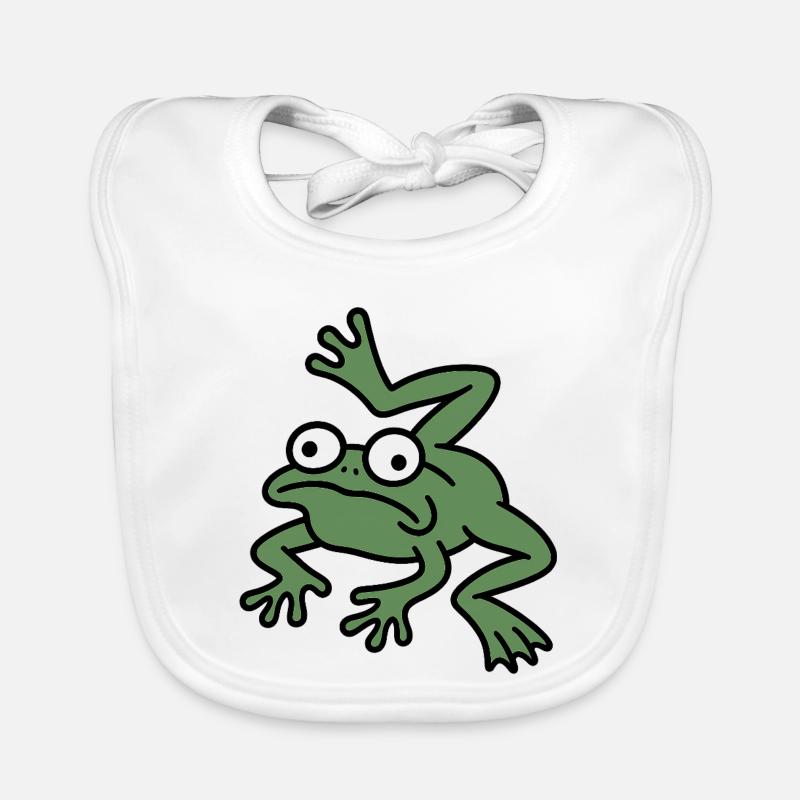 Cuisse de grenouille Derpy Bavoir bio Bébé