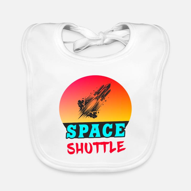 Navette spatiale Sunset Design Bavoir bio Bébé