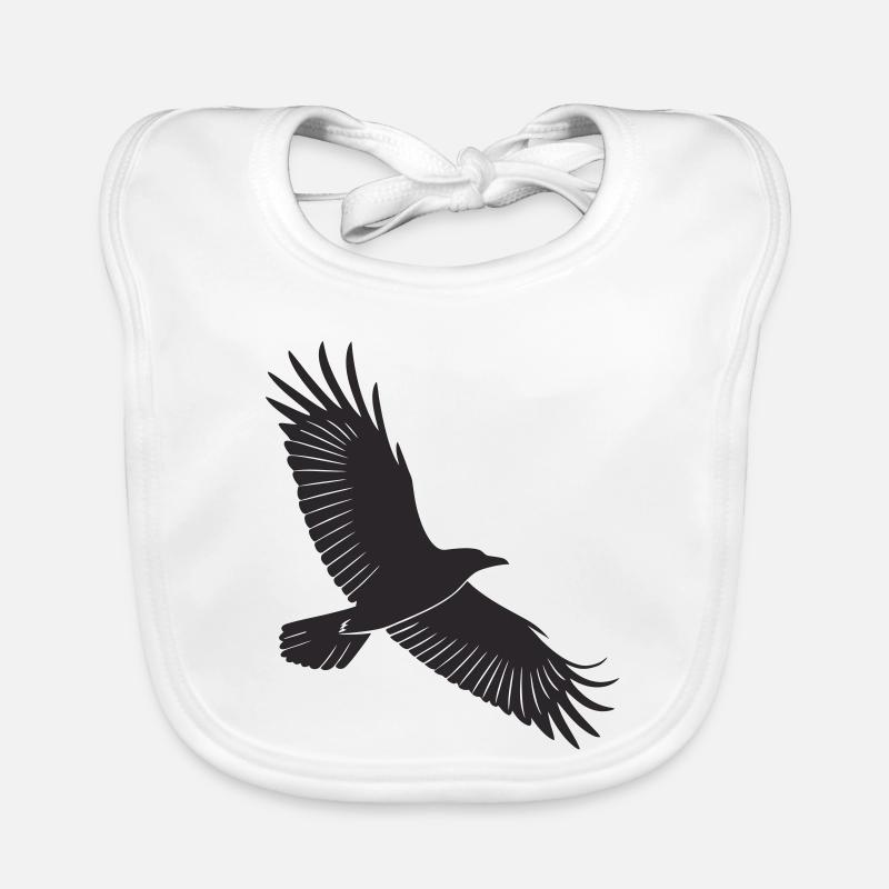 Conception de silhouette d’oiseau gracieuse Bavoir bio Bébé