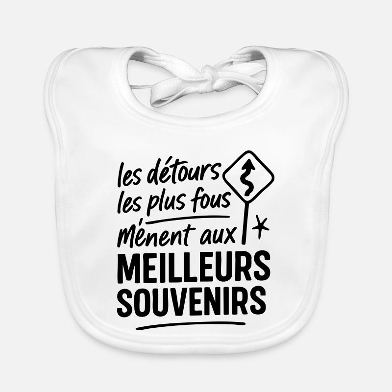 Illustration Éco-Responsable Nature Bavoir bio Bébé