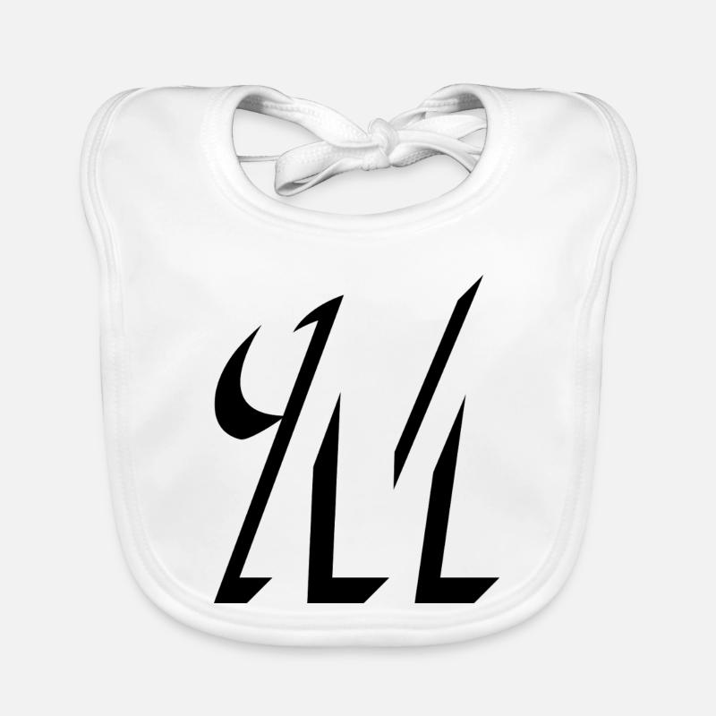 Lettre M, nom, la lettre M Bavoir bio Bébé