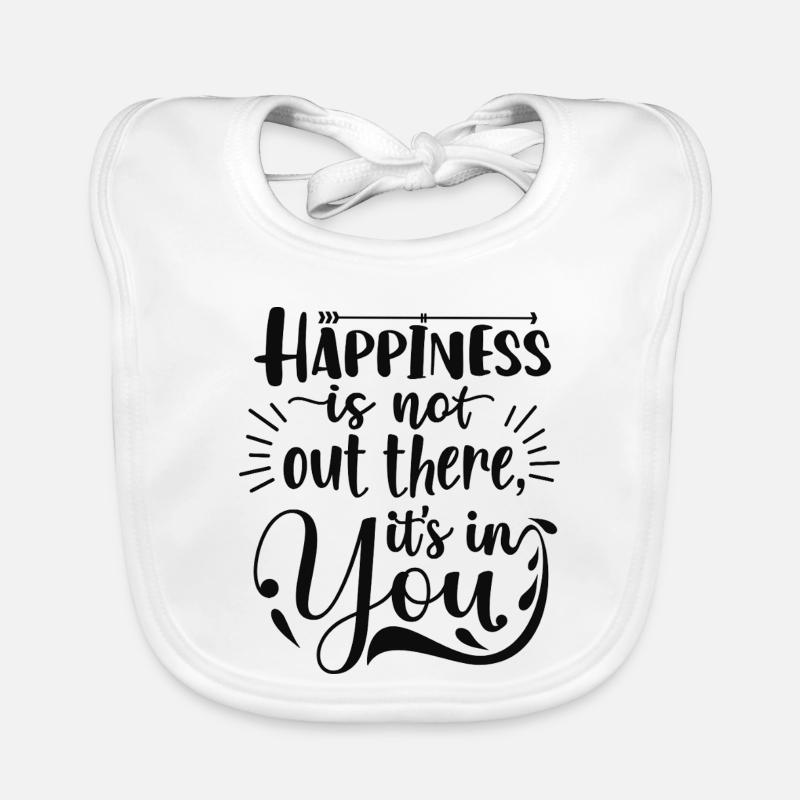 Glück in dir Baby Bio-Lätzchen