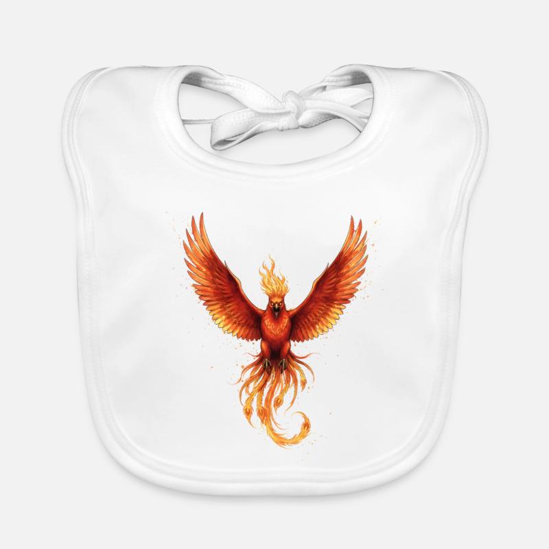 Feu Phoenix Flame Flight Bavoir bio Bébé