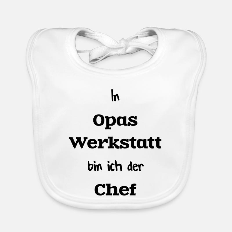 In grandpa's workshop Organic Baby Bibs
