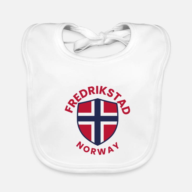 Fredrikstad Norwegian Shield Organic Baby Bibs