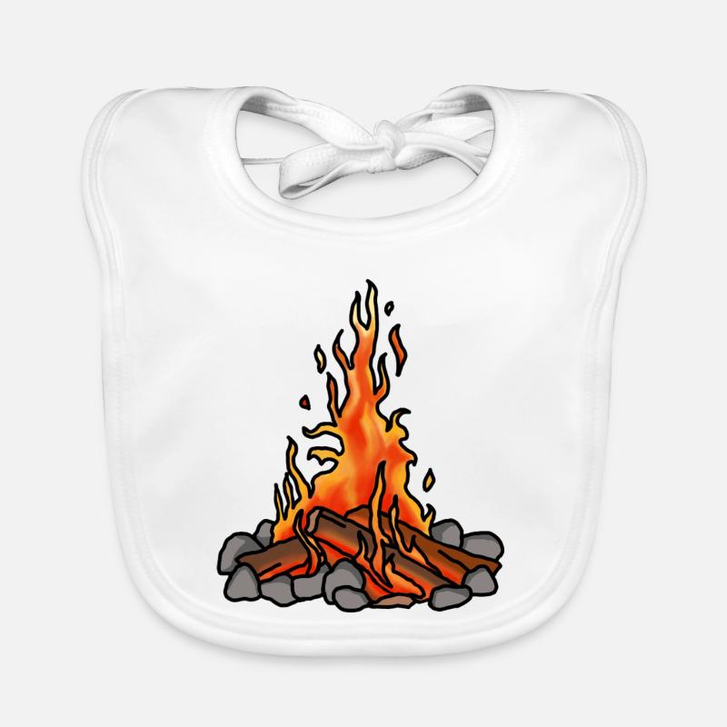 Feu de camp Bavoir bio Bébé