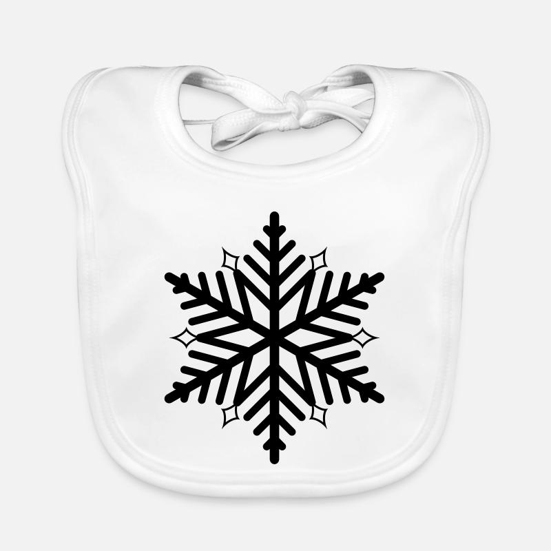 Flocon de neige flocon de neige Bavoir bio Bébé