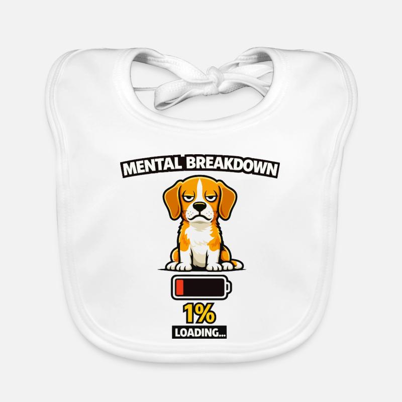 Effondrement mental du Beagle Loading Bavoir bio Bébé