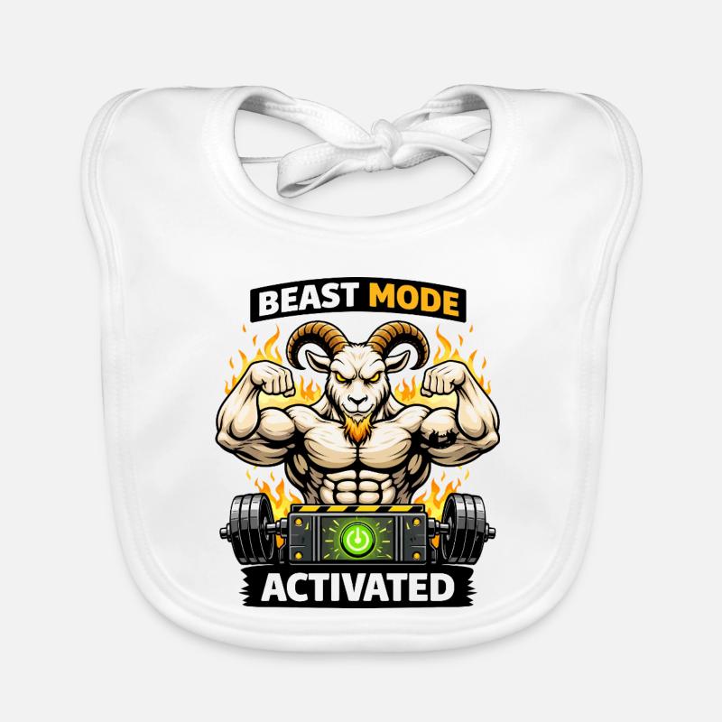 Focus Mode Activated Goat Organic Baby Bibs
