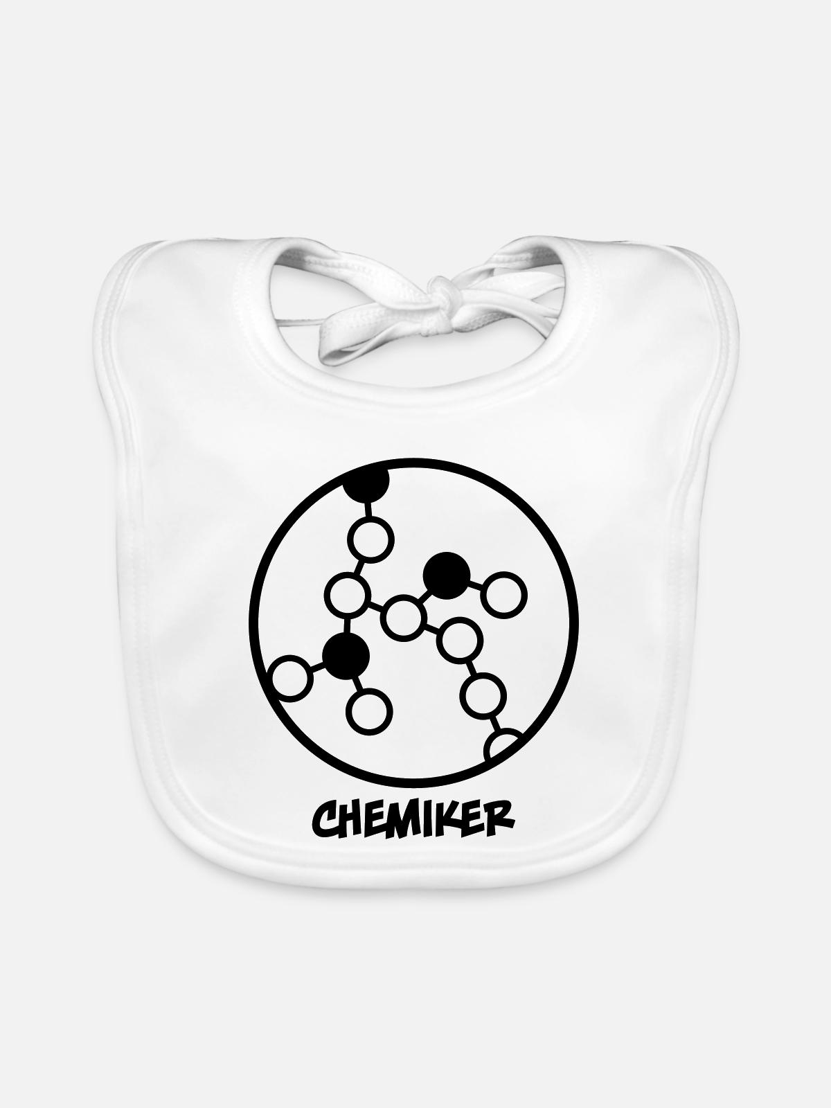 Chemiker - Baby Bio-Lätzchen - Weiß - Vorne