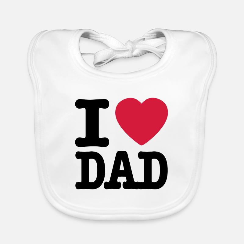 i love dad DE Baby Bio-Lätzchen