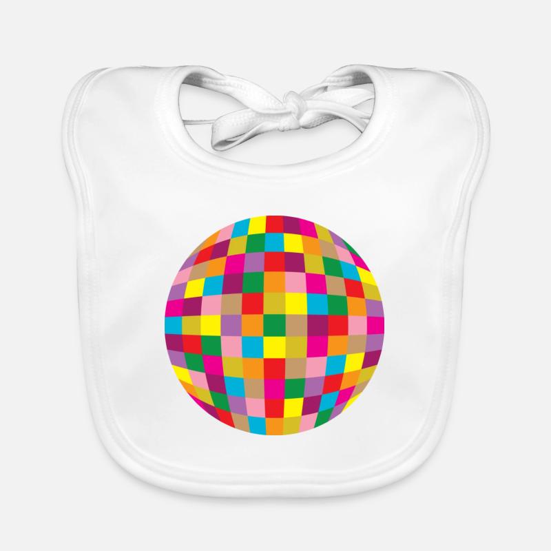Boule disco Bavoir bio Bébé