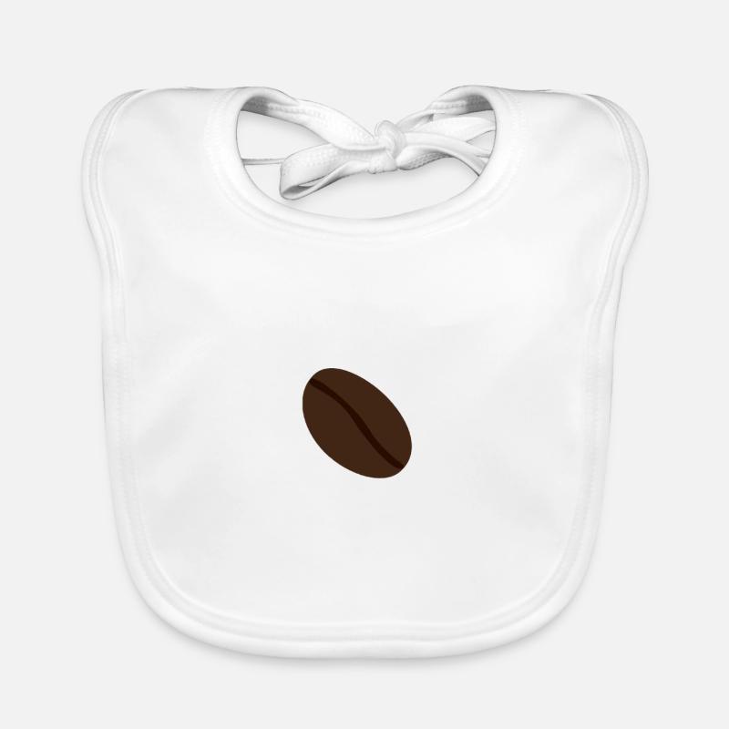 coffee bean Organic Baby Bibs
