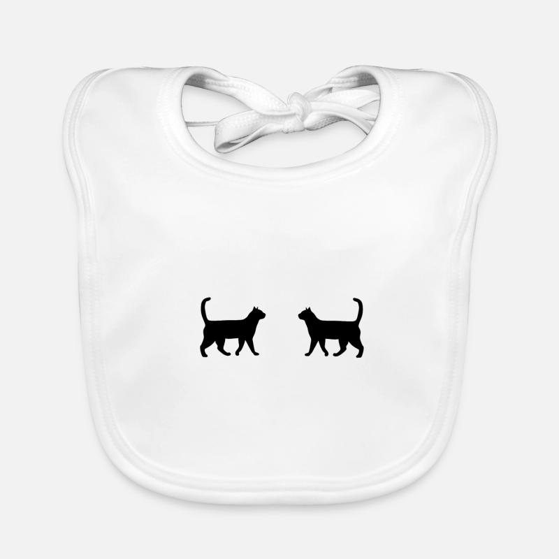 chat Bavoir bio Bébé