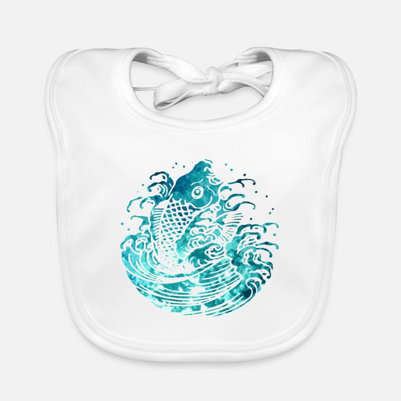 fish Organic Baby Bibs