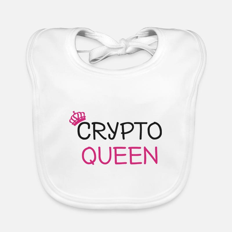 Crypto Queen Bavoir bio Bébé