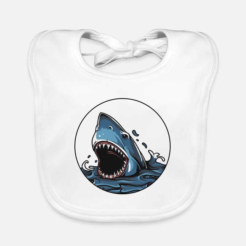 Requin Bavoir bio Bébé
