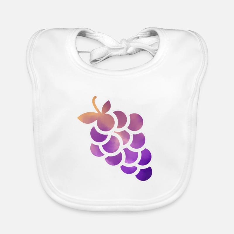grain de raisin Bavoir bio Bébé