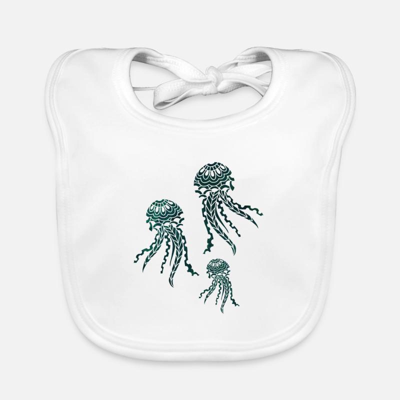 Quallen Baby Bio-Lätzchen