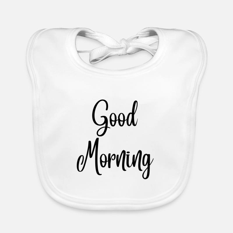 God morgon Ekologisk babyhaklapp