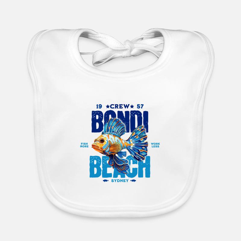 Bondi Strand 1 Baby Bio-Lätzchen