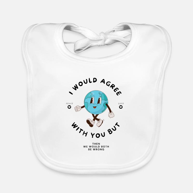 Wrongly agree cartoon Organic Baby Bibs