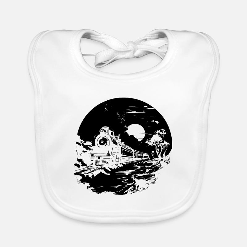 Chemin de fer Bavoir bio Bébé