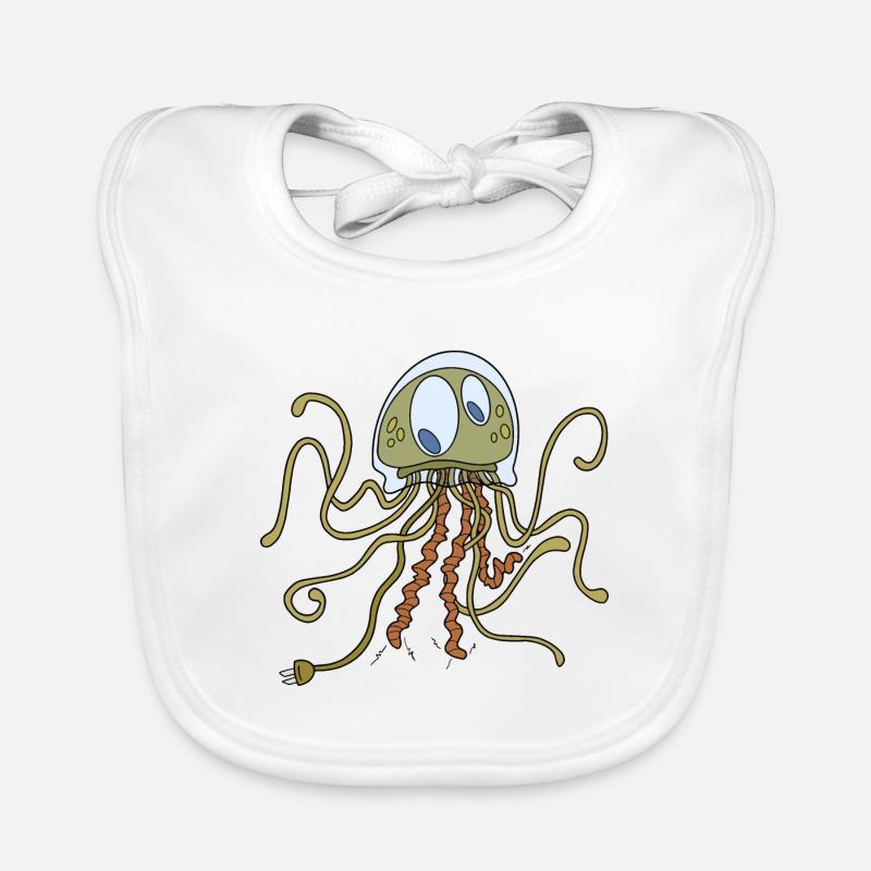 Life as a jellyfish Organic Baby Bibs