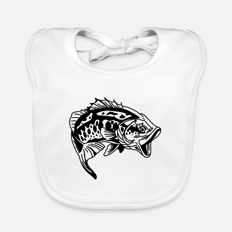Pêche pêche pêche Bavoir bio Bébé