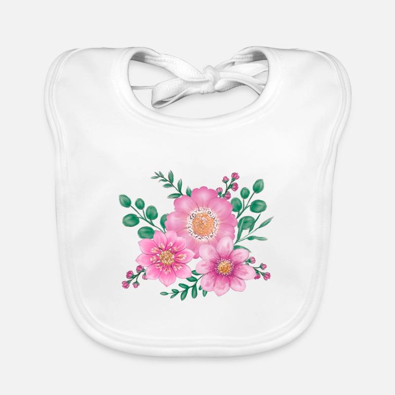 Blüten Baby Bio-Lätzchen