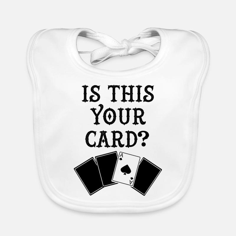 Magician with magic tricks Organic Baby Bibs