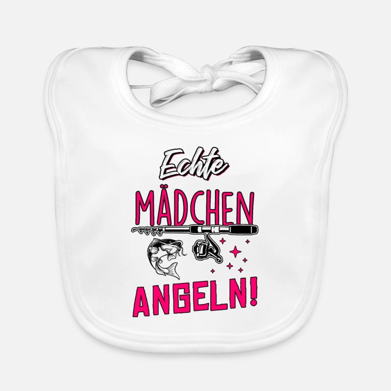 Echte Mädchen Angeln Baby Bio-Lätzchen